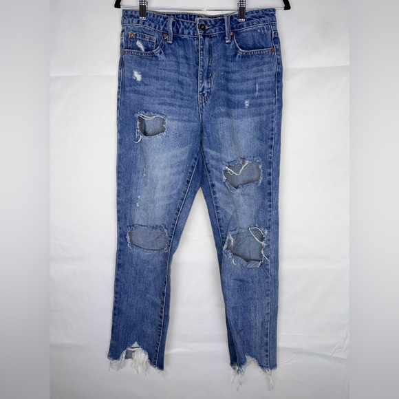 Distressed SPECIAL A Women light Wash Jeans 7 - Picture 6 of 7